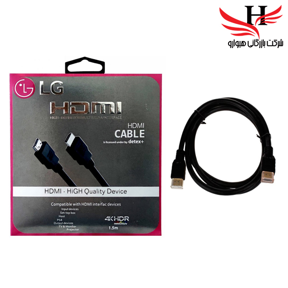 تصویر کابل تصویر  HDMI 4K LG 1/5M